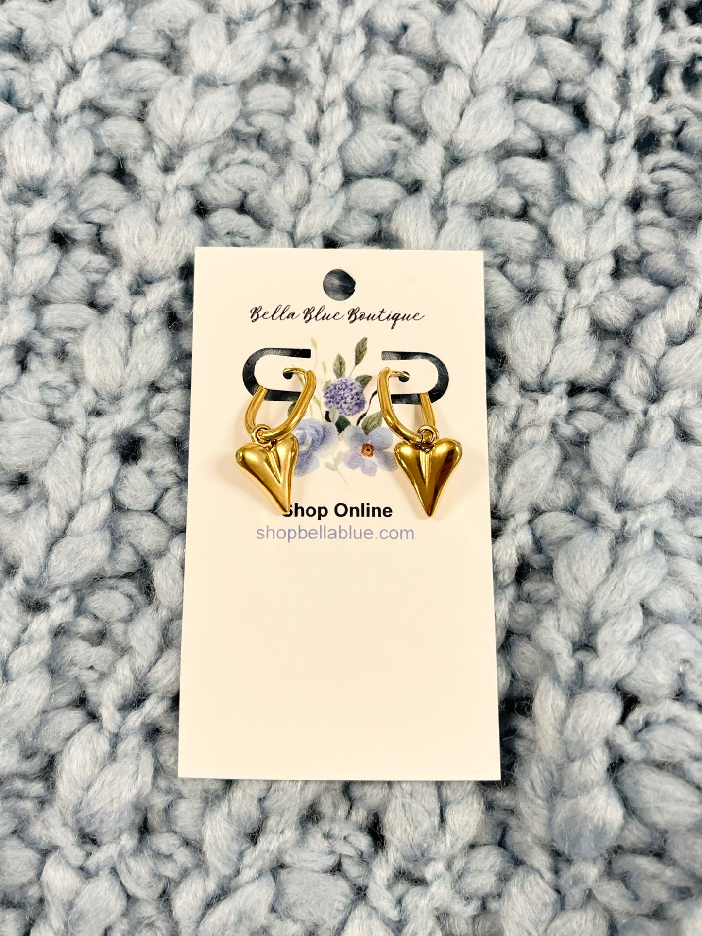 Alice Heart Dangle Earrings