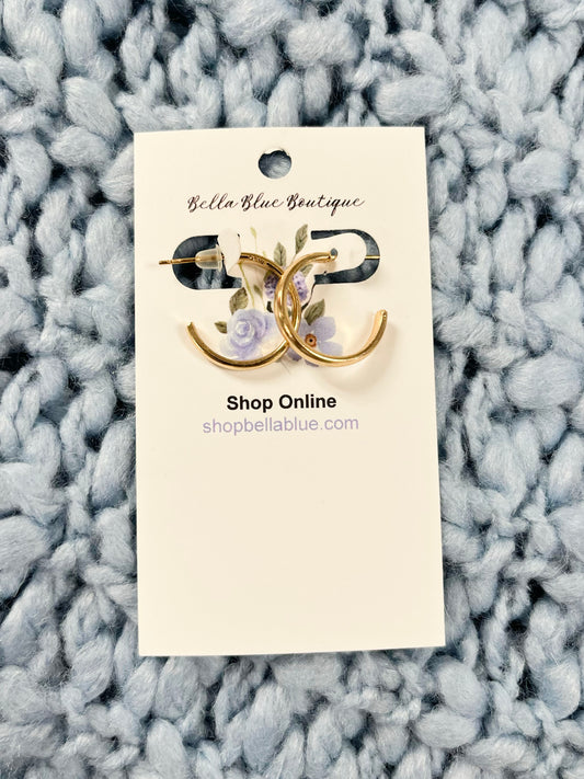 Lauren Basic Hoop Earrings