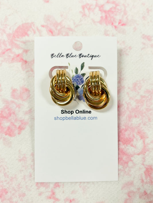 Josie Layered Intertwined Earrings