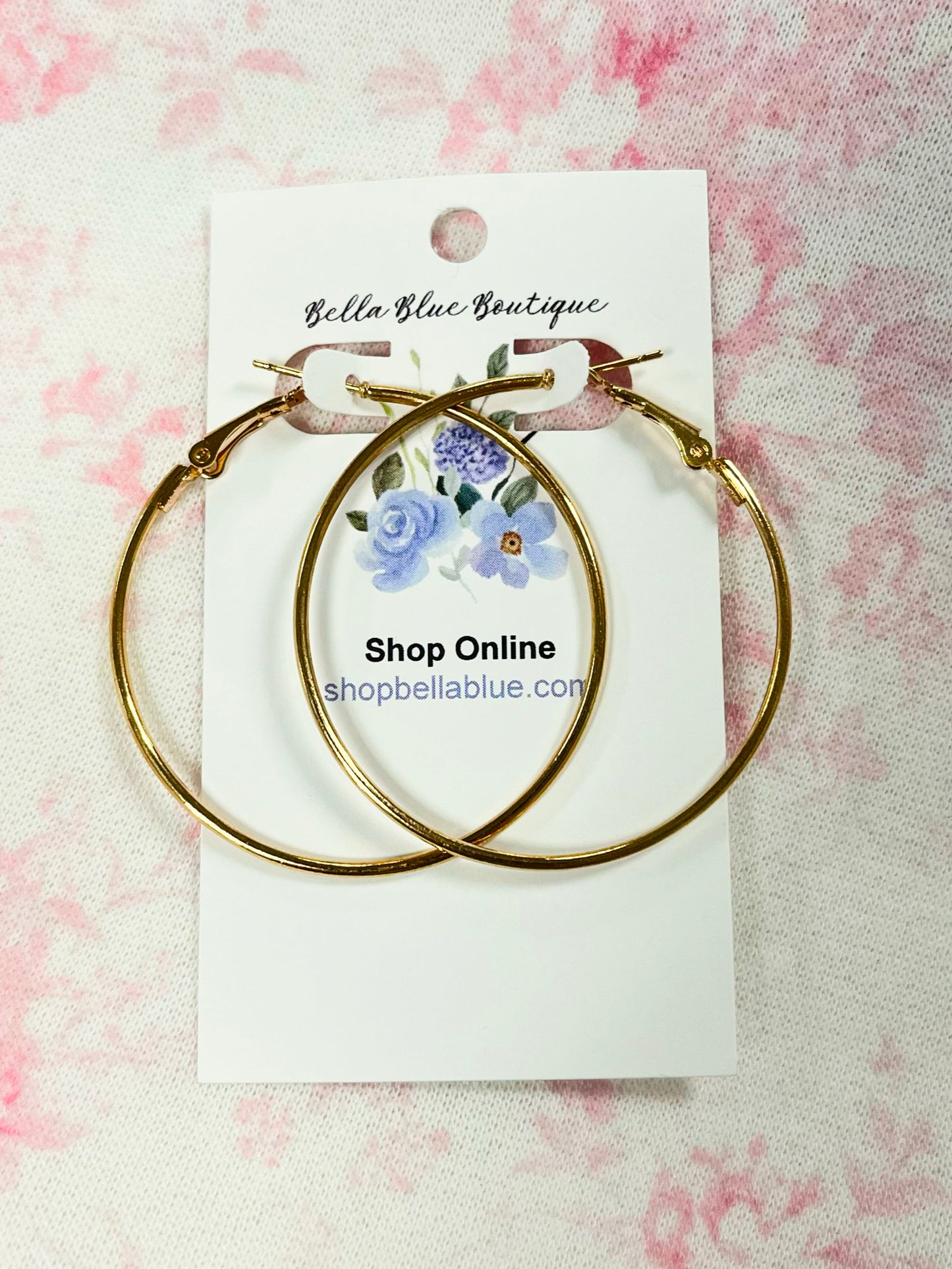 Brittany Thin Hoop Earrings