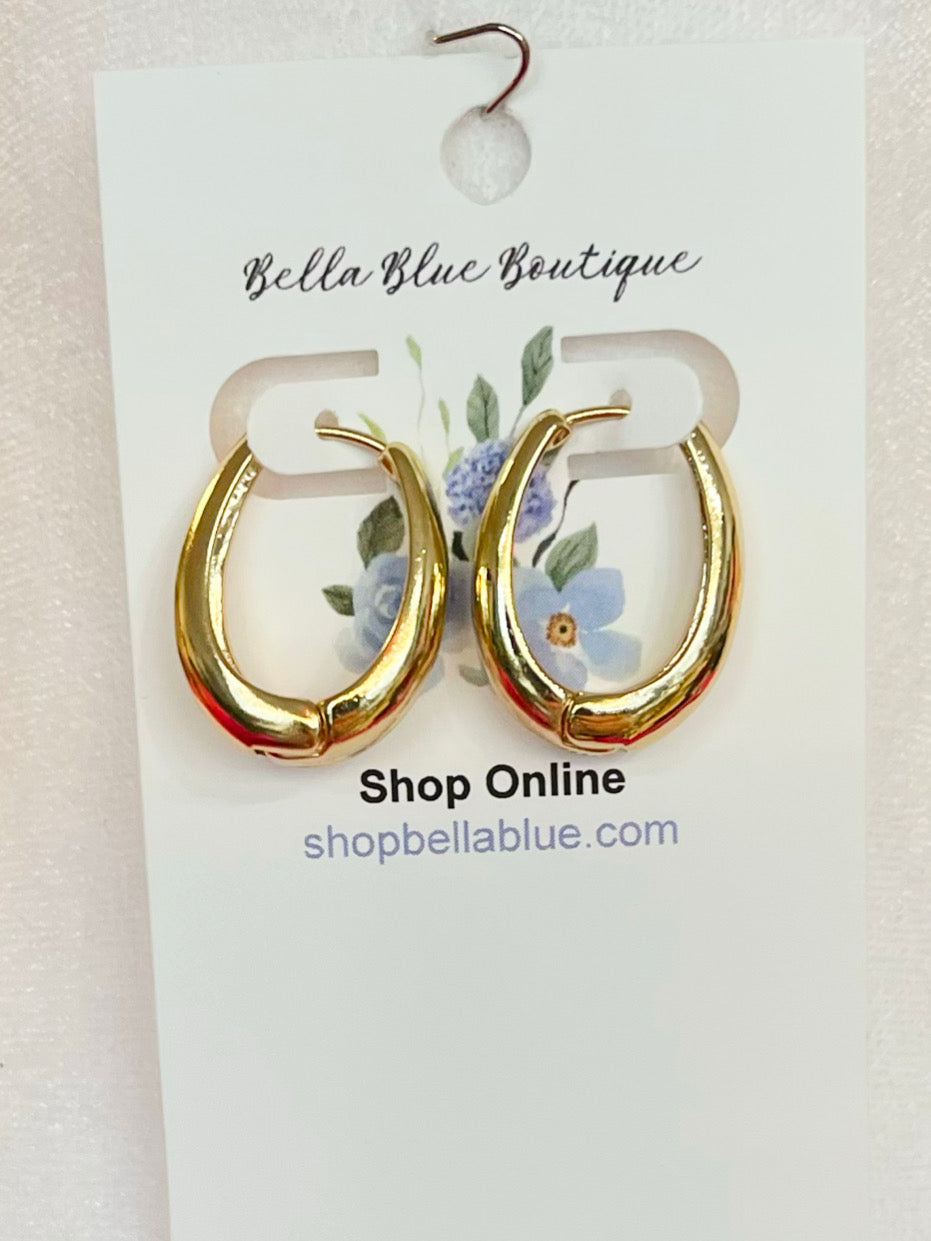 Arden Hinge Hoop Earrings