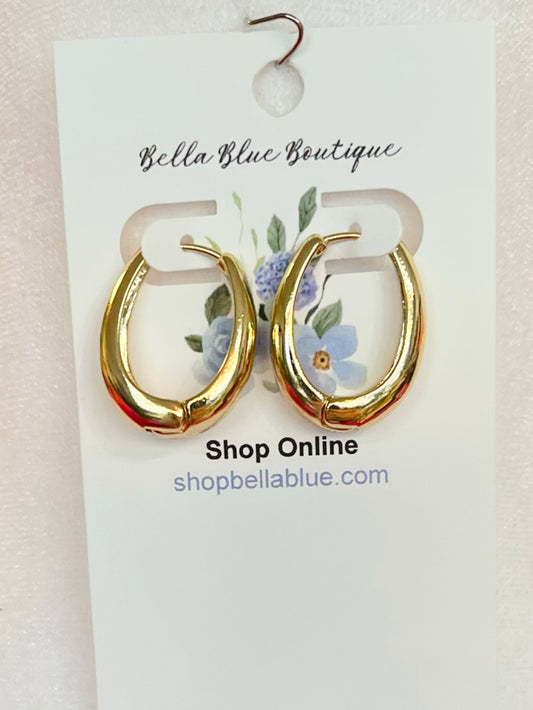 Arden Hinge Hoop Earrings