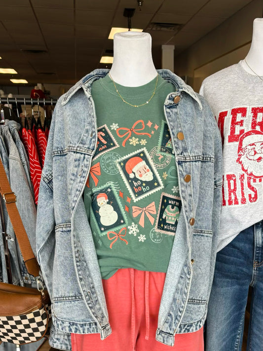 Christmas Stamps Tee