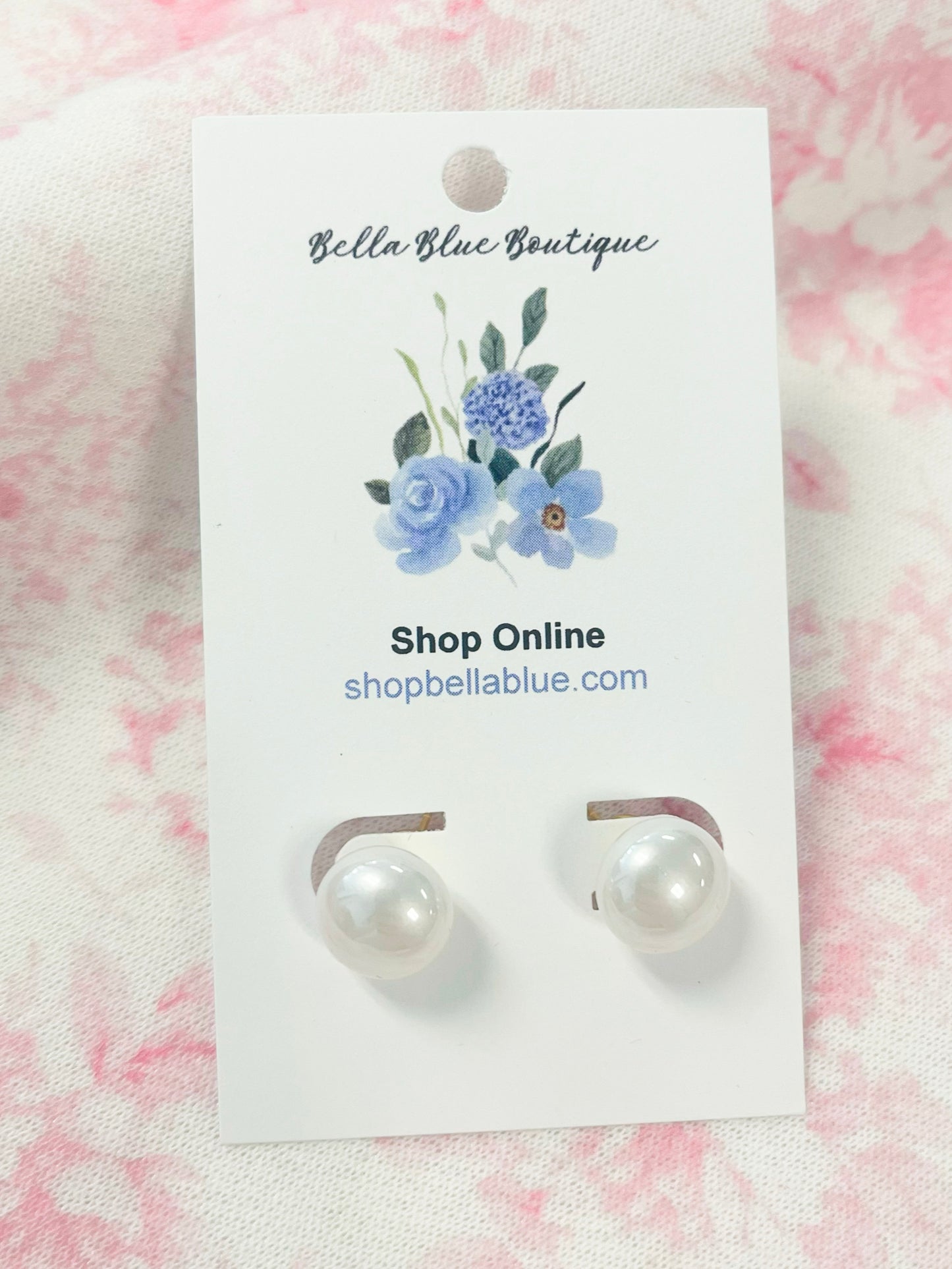 Bennett Pearl Earrings | 12mm
