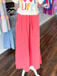 Aston Pigment Dyed Pants | Ruby