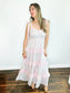 Gracie Ditsy Floral Smocked Maxi Dress | Light Pink
