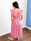 Claire Floral Smocked Midi Dress