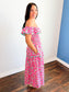 Claire Floral Smocked Midi Dress