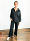 Carley Scuba Pullover & Pants Set | Black
