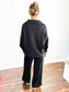 Carley Scuba Pullover & Pants Set | Black