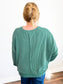 Bella Ribbed Knit Top | Hunter Green