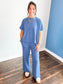Jameson Cotton Slub Set | Dusty Blue