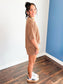Wren Ribbed Short Set | Deep Camel