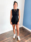 Austyn Wrap Tie Athletic Dress | Black
