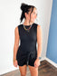 Austyn Wrap Tie Athletic Dress | Black