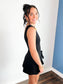 Austyn Wrap Tie Athletic Dress | Black