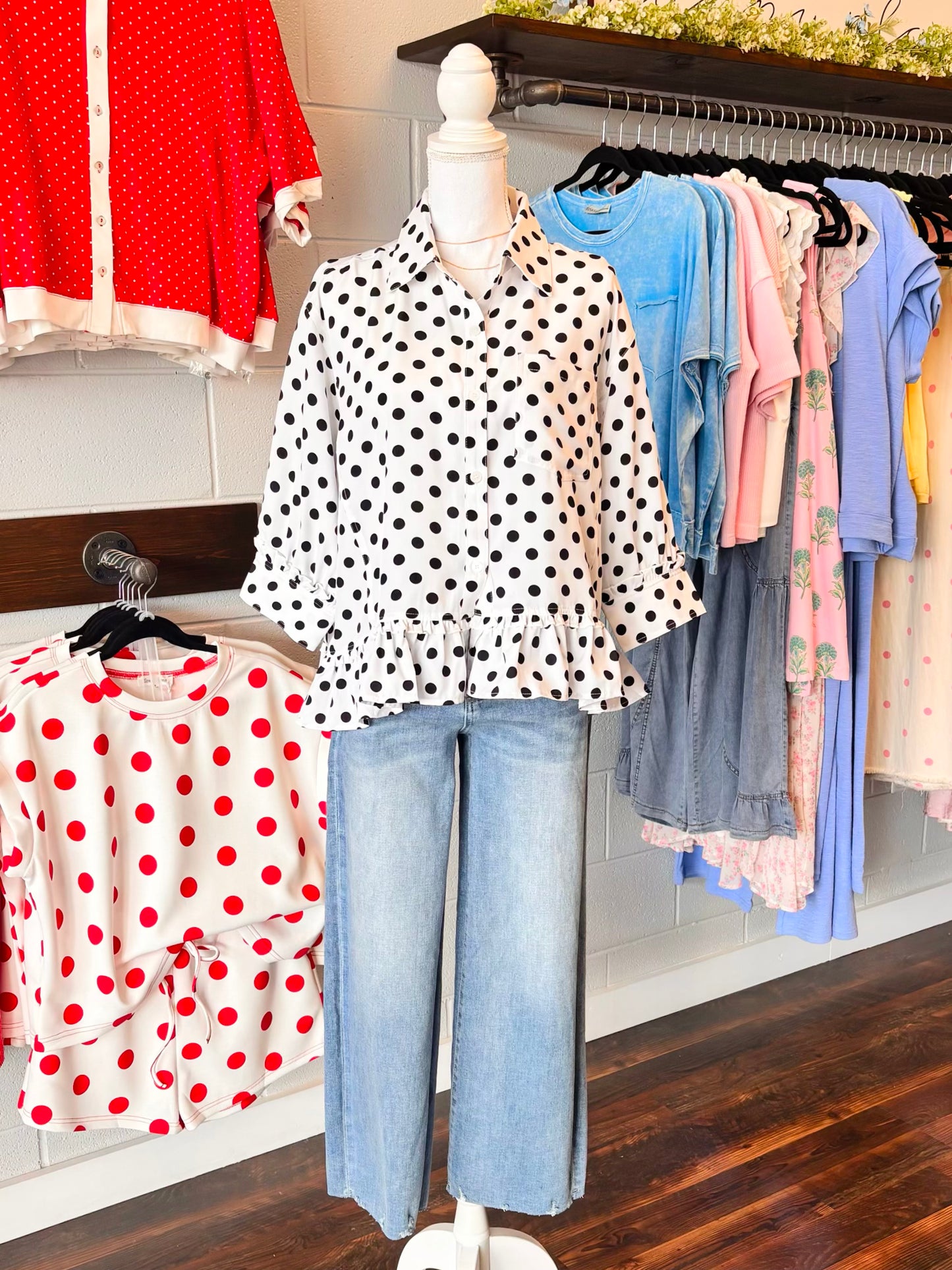 Jules Polka Dot Blouse