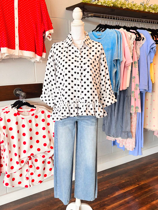 Jules Polka Dot Blouse