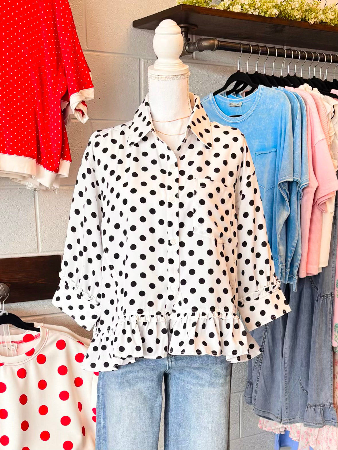 Jules Polka Dot Blouse