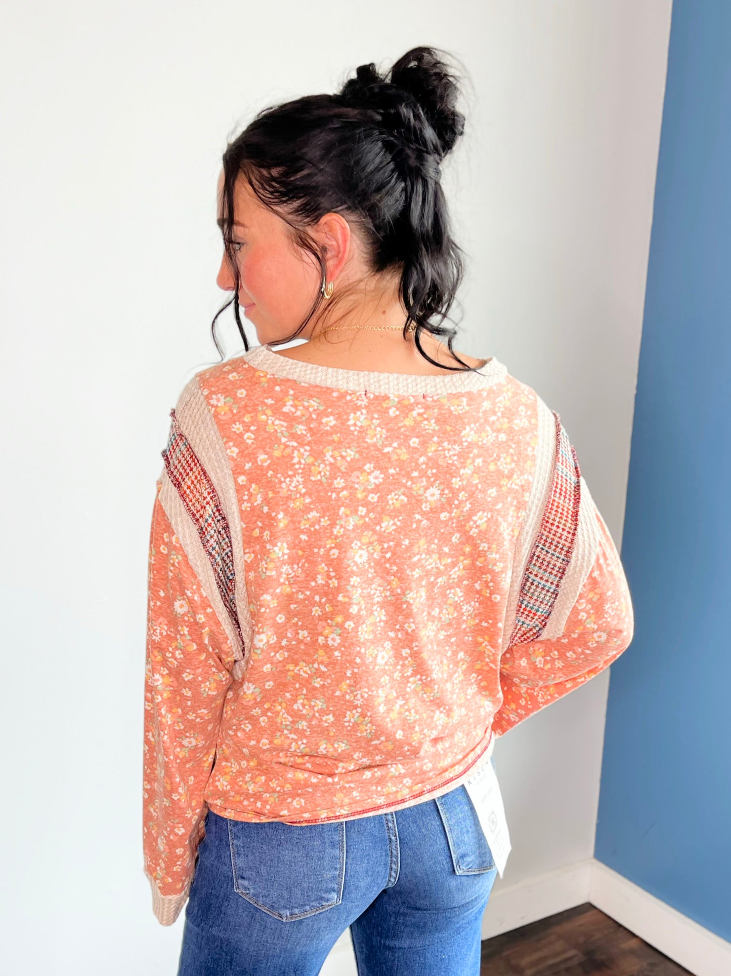 Brenna Floral Knit Top