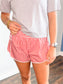 Abbie On Point Shorts | Red Gingham