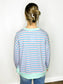 Cassidy Striped Pullover | Teal