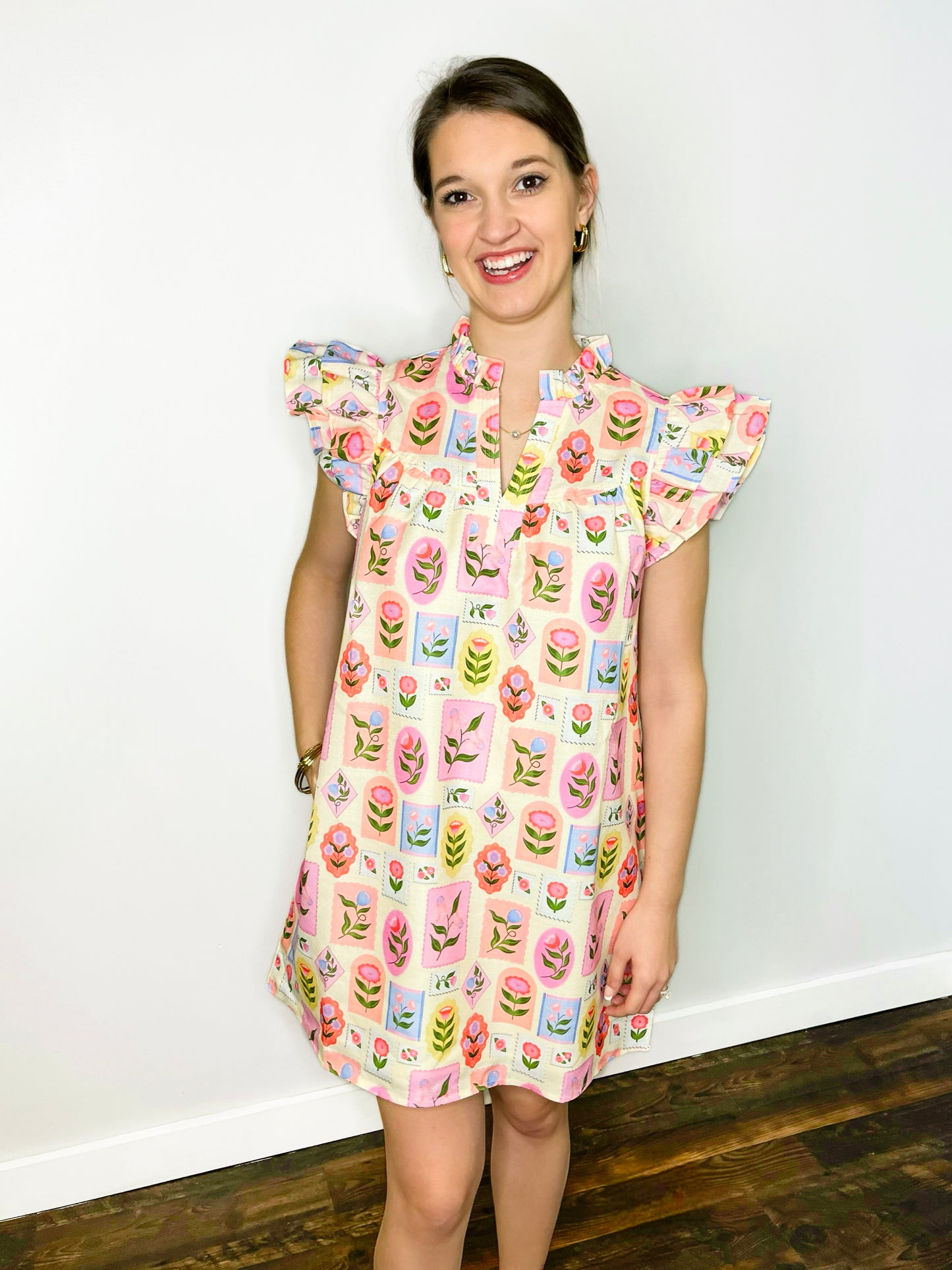 Emma Floral Shift Dress