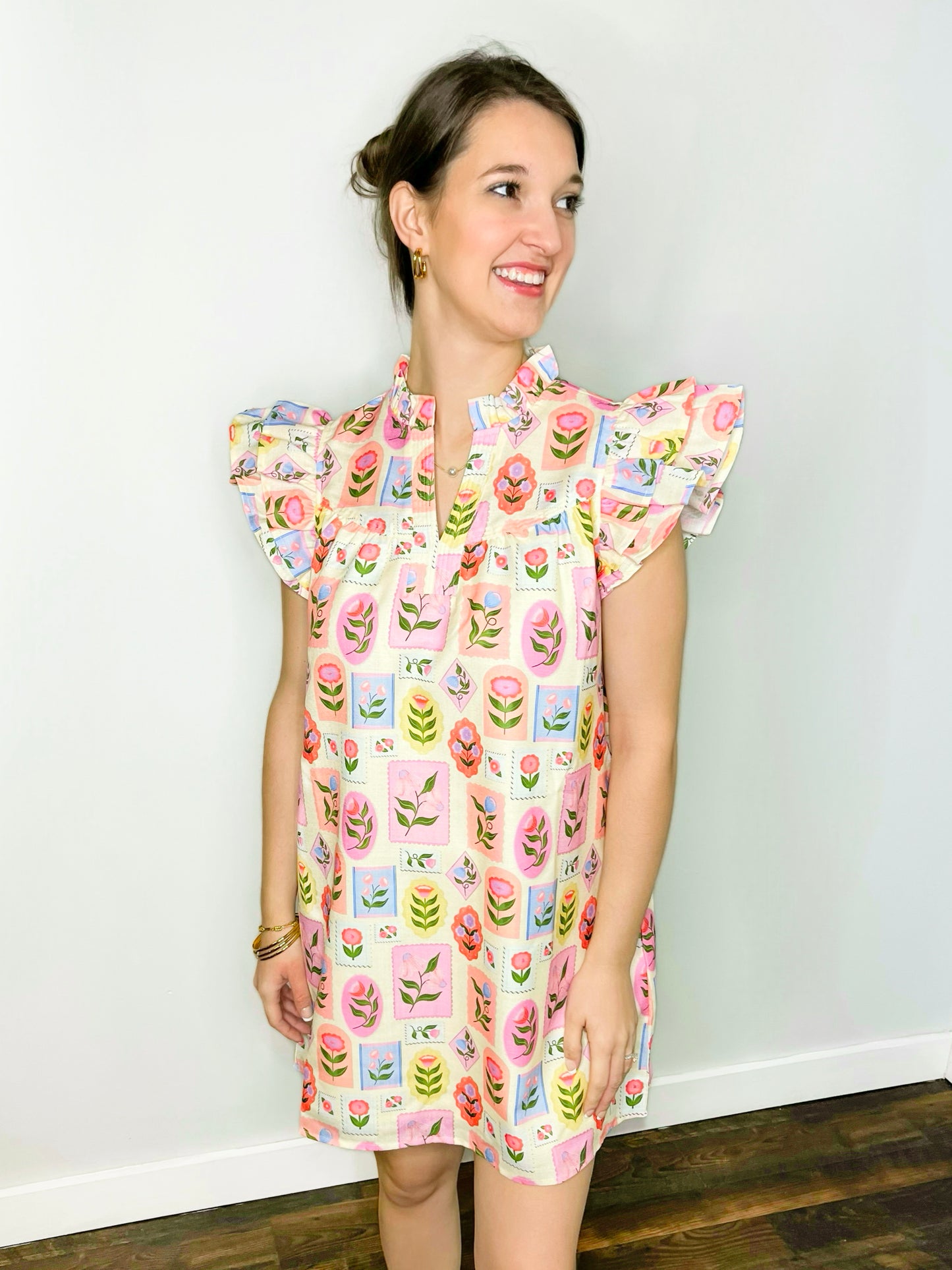 Emma Floral Shift Dress