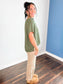 Randi Washed Frayed Hem Zenana Jeans | Ash Mocha