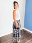 Mazi Printed Ruffled Tiered Midi Skirt
