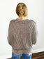 Eloise Washed Oversized Boxy Sweater | Brown