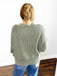 Eloise Washed Oversized Boxy Sweater | Dark Olive