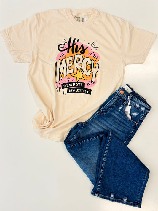 His Mercies Rewrote My Story Tee