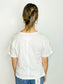 Leah Cotton Slub Tee | White