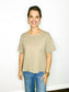 Leah Cotton Slub Tee | Ash Mocha