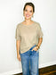 Leah Cotton Slub Tee | Ash Mocha