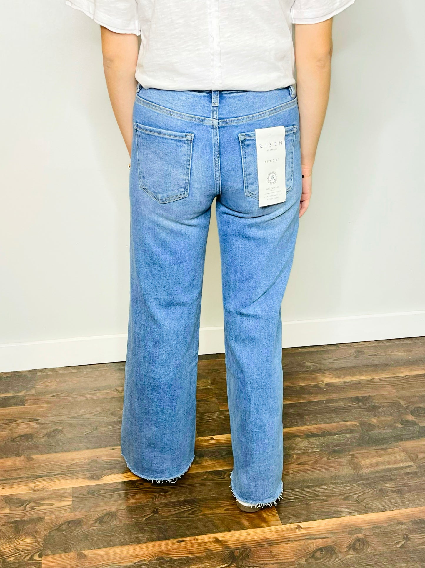 Mora Tummy Control Wide Leg Risen Jeans