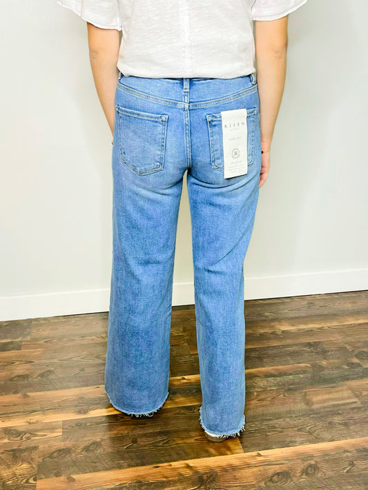 Mora Tummy Control Wide Leg Risen Jeans