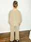 Emerson Ribbed Pullover & Pants Set | Ash Mocha