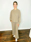 Emerson Ribbed Pullover & Pants Set | Ash Mocha